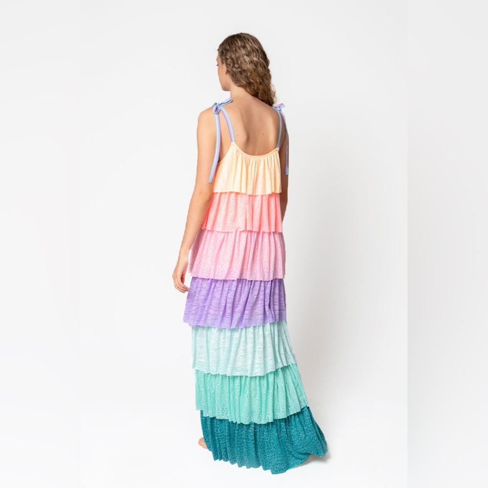 Pitusa RAINBOW TIERED DRESS - Picture 4 of 7